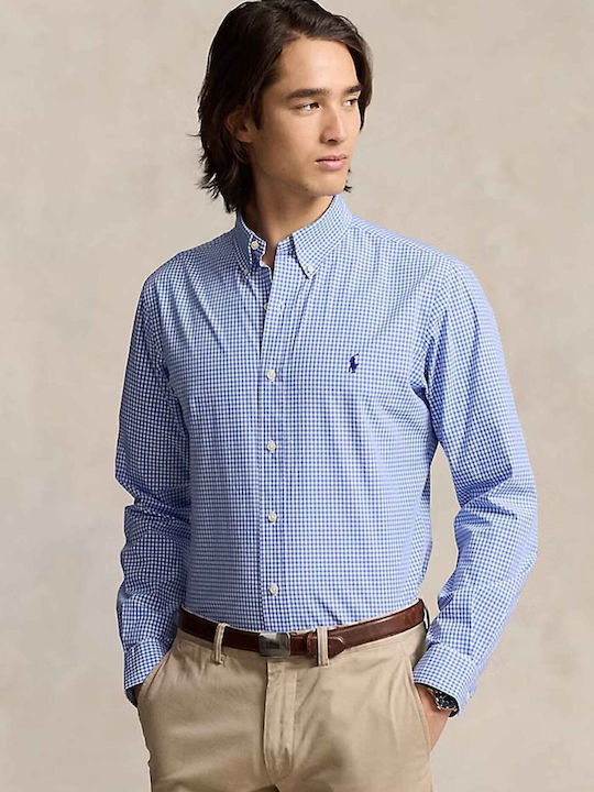 Ralph Lauren Long-sleeved Cotton Shirt LightBlue 710928254