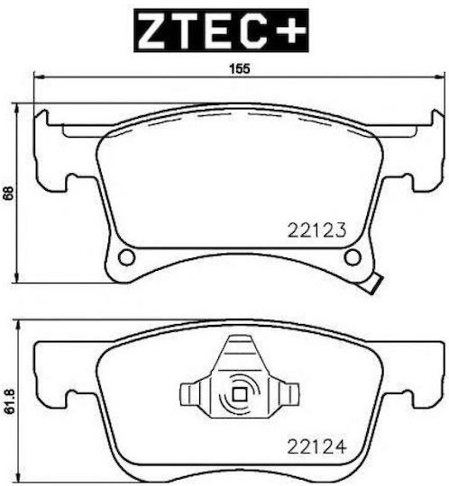 Δισκοφρενα Ztec+ Opel Corsa E
