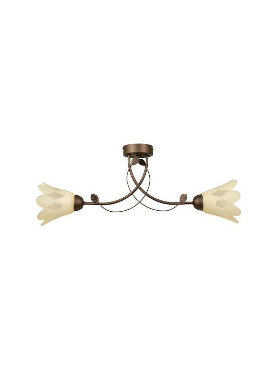 City Lux Hängelampe Beige mit Fassung E27