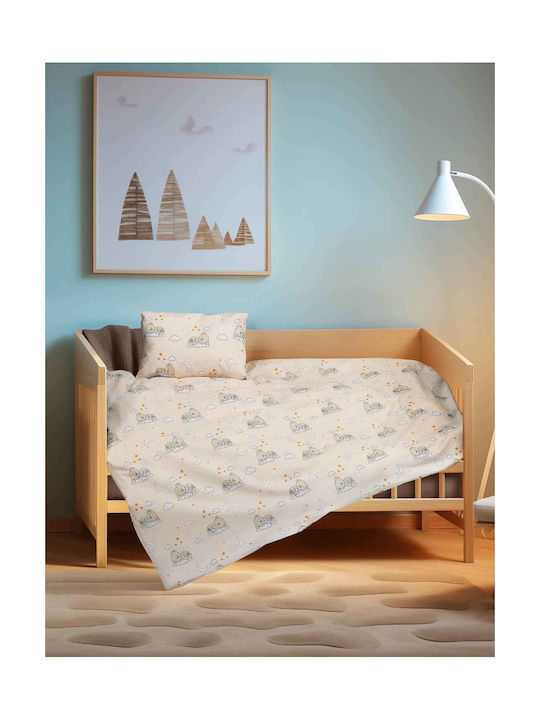 Madi Seturi de cearșafuri pentru bebeluși Pentru Patut Bumbac Bej 120x170buc