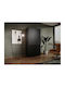 Double Door Wardrobe Sandbox Charcoal 101x51x200cm