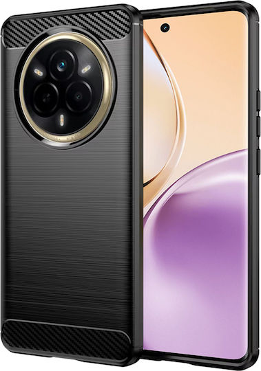 Techsuit Carbon Bumper Силикон / Пластмаса Черен (Realme 14 Pro+)