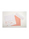 Raison D' Etre Baby Sheets Set Crib Cotton Pink 160x120cm 3pcs