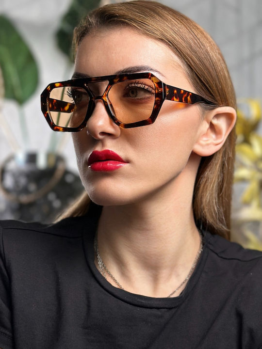 SeeVision Γυαλιά Ηλίου Καφέ με Κοκκάλινο Σκελετό SeeVision Γυαλιά Ηλίου Καφέ με Κοκκάλινο Σκελετό