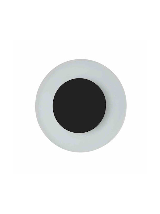 Eko Light Χωνευτό Σποτ με Ενσωματωμένο LED και Φυσικό Λευκό Φως Μαύρο 1τμχ