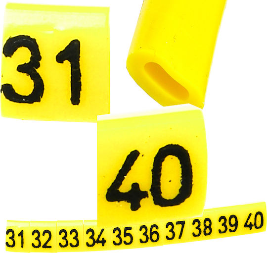 Kabelmarkierer Oz-0 31-40 Gelb 100 Stück
