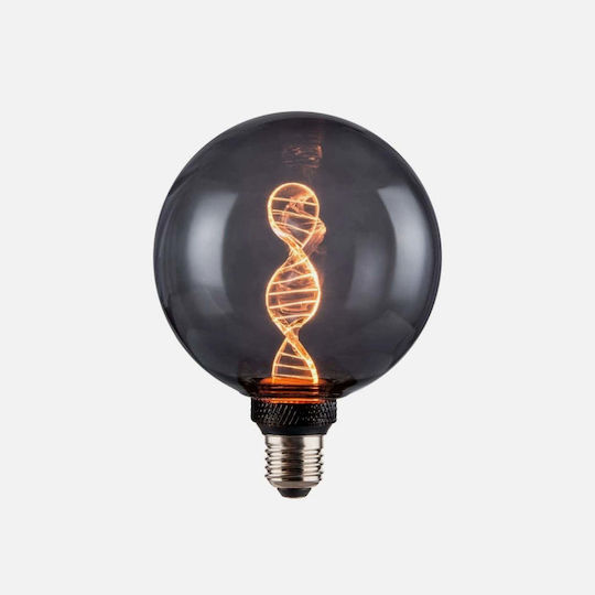 Redled Λάμπα LED 3.5W για Ντουί E27 και Σχήμα G125 Θερμό Λευκό Dimmable