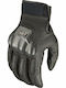 Icon Overlord3 Summer Men's Motorcycle Gloves Black