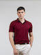 Polo Bluse Bordeaux