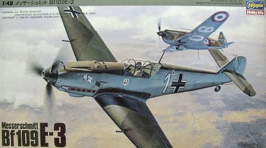 Hasegawa Φιγούρα Μοντελισμού Messerschmitt Bf109e-3 1:48 J0011500