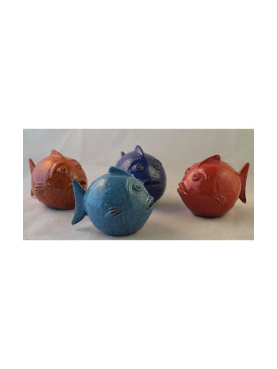 Decorative Fish made of Ceramic 10x10cm 1pcs