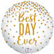 18" Μπαλόνι Best Day Ever Γκλίτερ