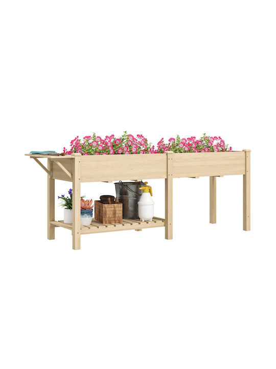 Outsunny Кутия за саксии Дърво Fir Wood
