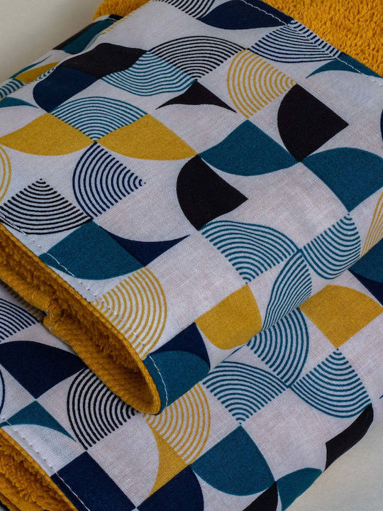 White Fabric Hand Towel Lewis 30x50cm Yellow We...