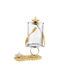 Capolavoro Φοντανιέρα Glas mit Deckel 19x13x28cm Gold