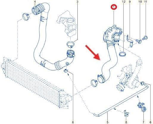 Furtun Turbo Nissan Interstar X70 Ibras-br12729
