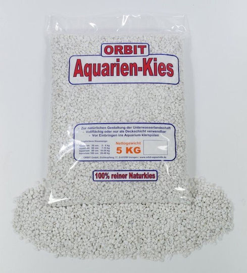 Φυσικο Χαλικι Ενυδρειου Orbit Natural Gravel White