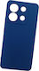 Naxius Umschlag Rückseite Silikon 1.8mm Marineblau (Redmi Note 13 4GHonor X6)