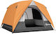 Outsunny Camping Tent Igloo Orange 4 Seasons For 3 People 200x200x135cm