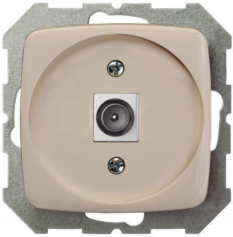 Tv Socket F Type Itvl-1-01 A B Cream