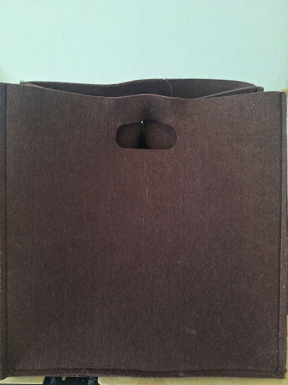 Decorative Basket Wicker Brown 40x40x40cm