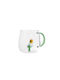 Homla Sunflower Mug Glass Transparent 400ml