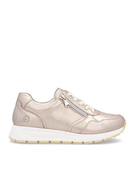 Γυναικεία Ανατομικά Sneakers Χρυσό