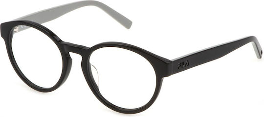 Glasses Fila Unisex Vfi218-500blk Lens Bridge Temple 50 19 140 Mm
