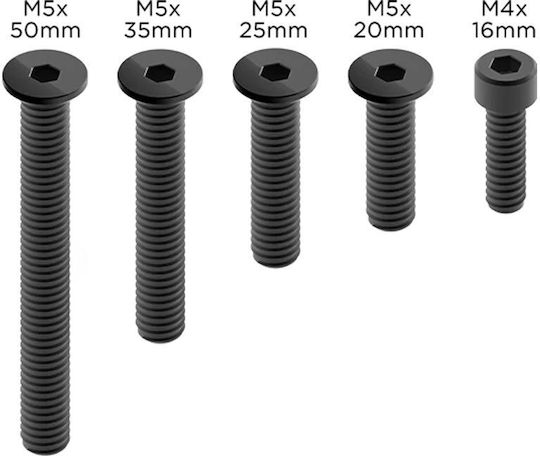 Replacement Screws Pro Screw Set Black Qlp-rss-pro-bk Quad Lock