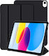 Revomag Husa Ultra Slim Flip Cover Μαύρη (Apple...