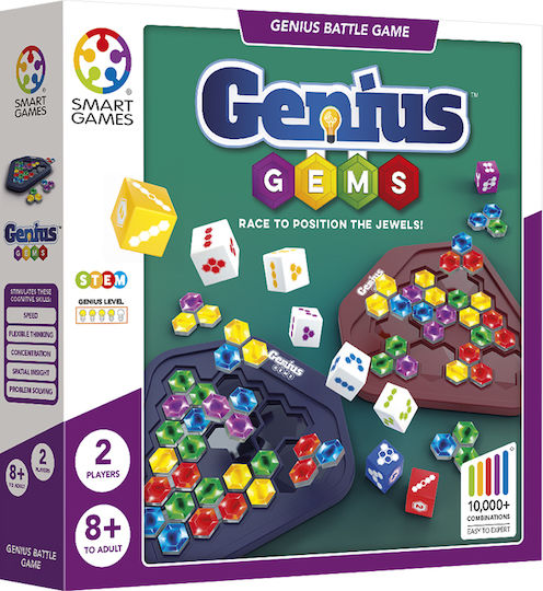 Brettspiel Genius Gems für 2 Spieler 8+ Jahre (EN) Smart Games