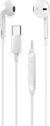 Genius 31710030401 In-ear Handsfree Ακουστικά με Βύσμα USB-C Λευκό Genius 31710030401 In-ear Handsfree Ακουστικά με Βύσμα USB-C Λευκό