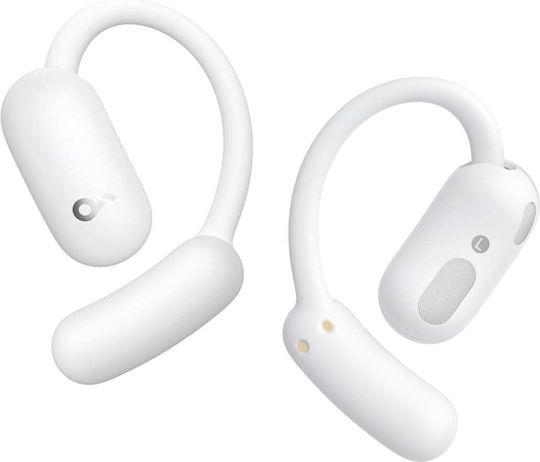 Soundcore by Anker AeroFit 2 Open Ear Bluetooth Handsfree Earphones with Sweat Resistance and Charging Case White