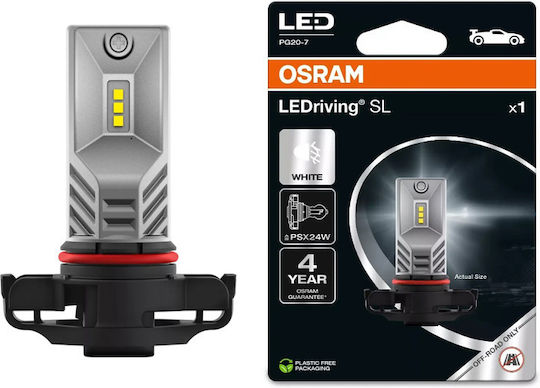 Osram Lamps Car & Motorcycle PSX24W LED 6000K Cold White 12V 6.7W 1pcs