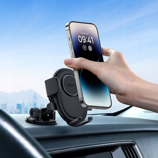 Baseus Car Mobile Mount 5.4" - 7" with Adjustable Hooks Black