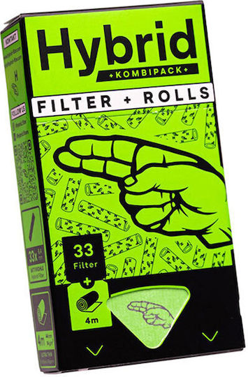 Hybrid Filters Filtertips Aktivkohle 6.4mm 12x1Stk