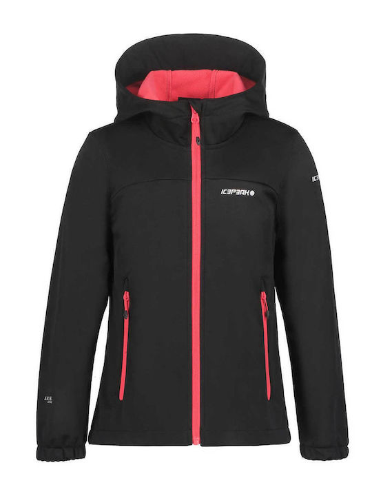 Icepeak Παιδικό Αθλητικό Μπουφάν με Κουκούλα Pink