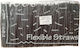 Schwarze flexible Strohhalme 240mm 1000 Stück
