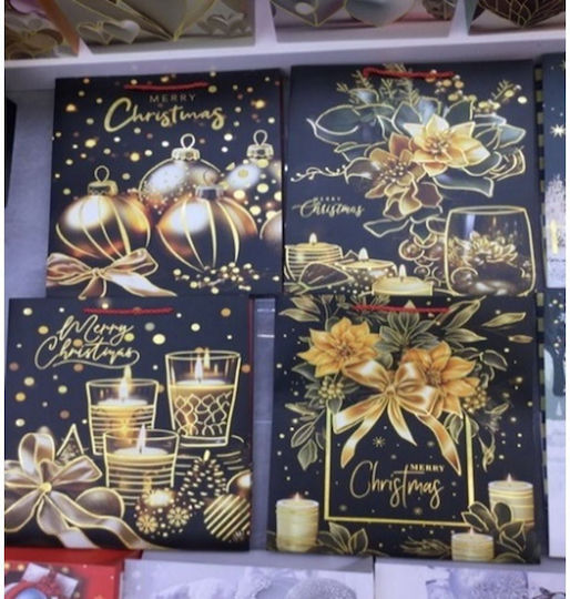 Iliadis Design Paper Christmas Bag for Gift Black 50x18x72cm.