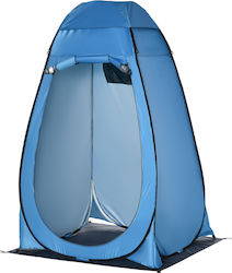 Outsunny Campingzelt Pop Up Toilette Blau