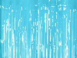 PartyDeco Curtain For Party In Light Blue Colour 100cm PartyDeco Curtain For Party In Light Blue Colour 100cm