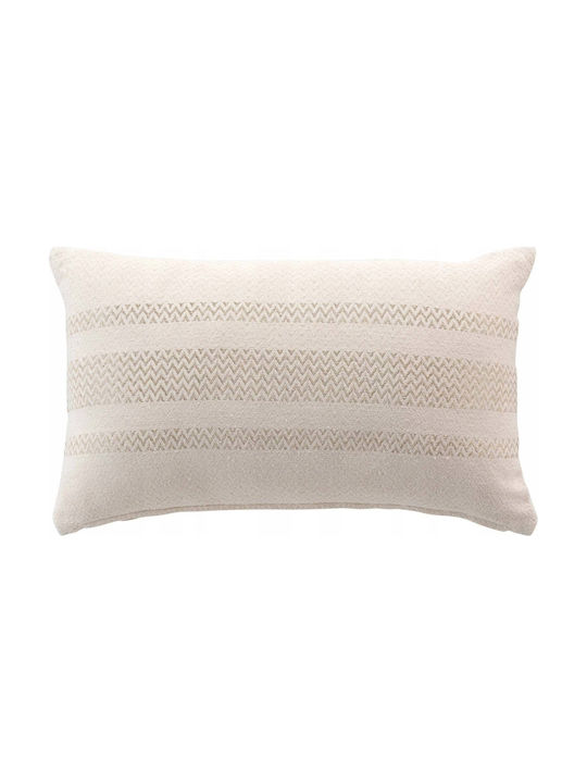 Douceur d'Intérieur Doreline Decorative Pillow Case in 100% Cotton Gray 40x40cm