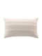 Douceur d'Intérieur Doreline Decorative Pillow Case in 100% Cotton Gray 40x40cm
