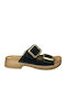 Women's Flat Sandals Anatomic in Black Color