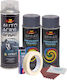 Complete Wheel Repair Painting Kit In Dark Grey Color V2