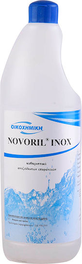Ikochimiki Novoril Καθαριστικό Υγρό για Ανοξείδωτες Επιφάνειες 1lt