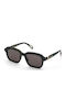 Zadig & Voltaire Unisex Sunglasses with Green Horn-Rimmed Frame and Green Lens