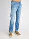 Simon Men's Jeans Pants with Slim Fit Blue