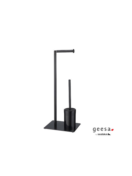 Geesa Set Accesorii Pentru Baie Metalic Negru