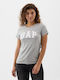 Women's Crop Sweater Cotton Grey Heather